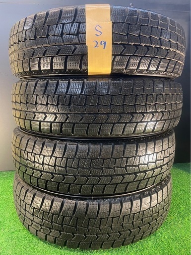 9分山】2019年製 155/65R14 ダンロップ ウィンターマックスWM02 ☆4本