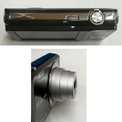 半ジャンク/簡易動作OK デジタルカメラ カシオ EXILIM 型番不明 EX-ZS6似 ブラック バッテリー付　デジカメ コンパクト CASIO ☆ PayPay(ペイペイ)決済可能 ☆ 札幌市 豊平区 平岸 平岸店の画像