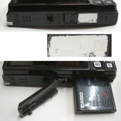 半ジャンク/簡易動作OK デジタルカメラ カシオ EXILIM 型番不明 EX-ZS6似 ブラック バッテリー付　デジカメ コンパクト CASIO ☆ PayPay(ペイペイ)決済可能 ☆ 札幌市 豊平区 平岸 平岸店の画像