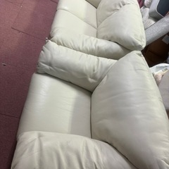 ソファ　白 美品2つセット