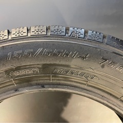 【9分山】2022年製 155/65R14 グッドイヤー　★４本セット　タイヤまにあ S31の画像