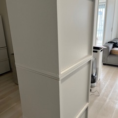 収納ボックス　白4つの画像