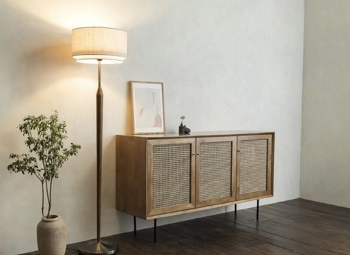 ⭐︎購入者確定しました⭐︎【新品】【発送OK(着払)】フロアライト、ミッドセンチュリー