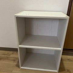 2段 カラーボックスの画像