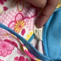 美品！ベビー袴80cm女の子の画像