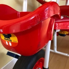 ミッキーマウス　舵取り三輪車の画像