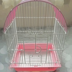 （HOEI）101アーチ手のりパステルピンク 鳥かご