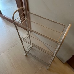ニトリ　キッチンワゴン　グレージュ