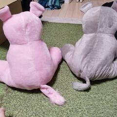 かばのぬいぐるみ男女ペアの画像