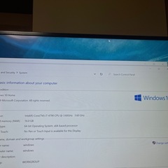 Intel core i7 3.60GHz NVIDIA GeForce GTX 970デスクトップパソコン  の画像