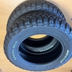 15インチ　ホワイトレター　マッドタイヤ　MUDSTAR RAD...