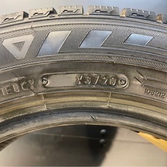 【9分山イボ付き】2020年製 165/65R14ダンロップ　ウィンターマックスWM03　★４本セット　タイヤまにあ S35 O221の画像