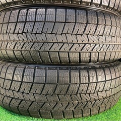 【9分山イボ付き】2020年製 165/65R14ダンロップ　ウィンターマックスWM03　★４本セット　タイヤまにあ S35 O221の画像
