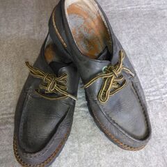 ◆中古カジュアルレザーシューズ本革ブラウン