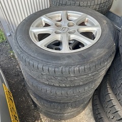 マツダデミオ純正アルミ夏タイヤセット175/65R14 PCD100コンパクトカー等