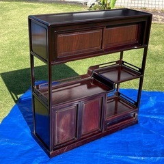 【価格交渉あり】
飾り棚 茶棚 綺麗です 