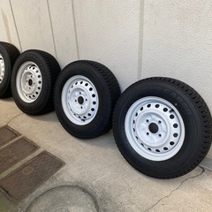 22年製スタッドレスタイヤ165/80R14
 4本×ホイールset