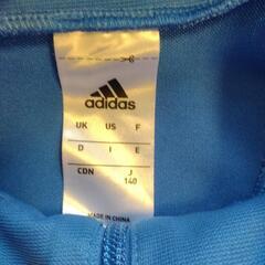 アディダス　ジャージ　ブルー　140cmの画像