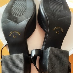 size 23.5-24cm_アタガール attagirl 4.5cm ヒール ポインテッドトゥ ストラップ パンプス （ブラックスムース）の画像