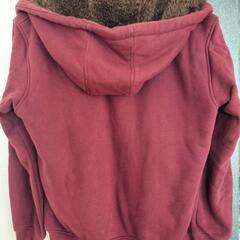 ユニクロ　美品　ボアスウェットフルジップパーカー(長袖)の画像