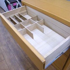 旭川家具 タンス 4段 幅100×奥47×高90 チェスト ナチュラル 衣類収納 箪笥 札幌市厚別区 厚別店 の画像