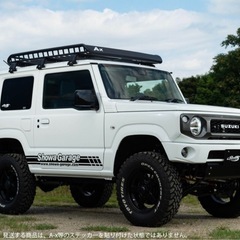 【美品】　ショウワガレージ　JB64 Lサイズワイドフット付き　ブラック　A-x(エークロス)シリーズ　アルミ製ルーフラック　ルーフキャリア　カーゴラック　ルーフバスケットの画像