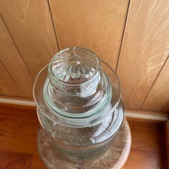 レトロ ガラスジャー【中】の画像