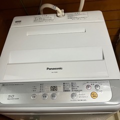 12/1処分】引取限定Panasonic洗濯機5kg　乾燥機能付き