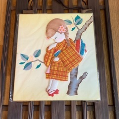 【無料】壁飾り＆ハンガーミラー　レトロの画像