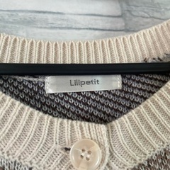Lサイズ Lilipetit ニットカーディガンの画像