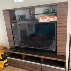 収納付きテレビ台