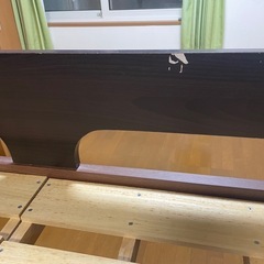 梯子付きベッドタンス本棚机4点セットの画像