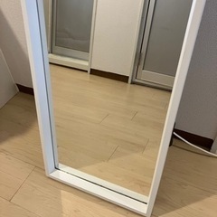 IKEA NISSEDAL 全身ミラー 美品の画像