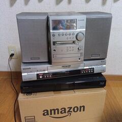 ビデオデッキ・ミニコンポ（故障品）