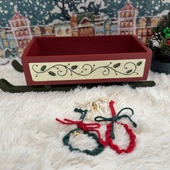 【終了 】クリスマスオブジェ　そり&サンタ&トナカイ&テディベアー&スノーマンの画像