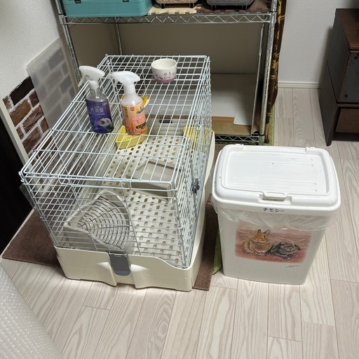 受渡予定者確定　うさぎ　飼育セット　消耗品　1年分くらい　一式全て揃います　