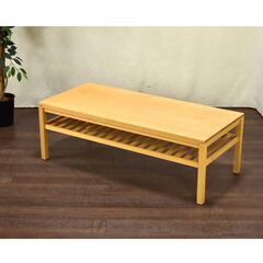 ≪yt1677ジ≫ モデルルーム展示品 カリモク リビングテーブ...