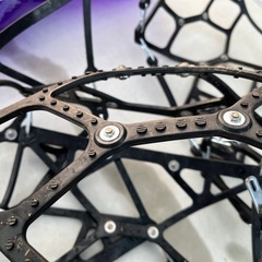 【中古】スノーメッシュ　簡単取付非金属ウレタンネット型チェーン4輪分の画像