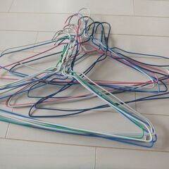 カラフル針金ハンガー10本セット