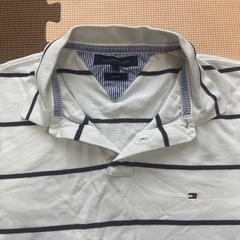 Tommy Hilfiger ストライプ ポロシャツL