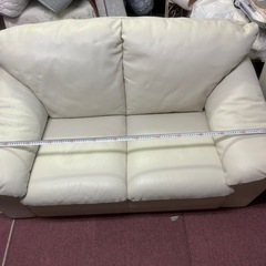 ソファ　白 美品2つセットの画像