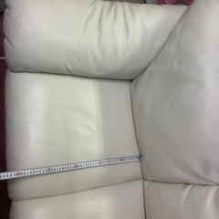 ソファ　白 美品2つセットの画像