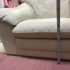 ソファ　白 美品2つセットの画像