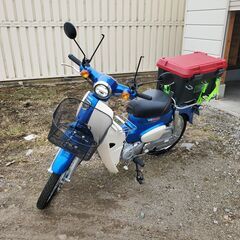 2022年式　走行距離595㎞　美車　HONDA 国産 スーパーカブ 50 AA09 ブルー 原付 ホンダ　の画像
