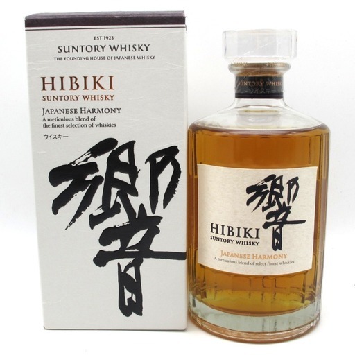 SUNTORY (サントリー) ウイスキー 響 JH JAPANESE HARMONY ジャパニーズハーモニー 箱あり マイレージシール2020年12月 700ml 43% 未開栓 店頭引取りのみ 福井やしろ店 【セレブール福井やしろ店】
