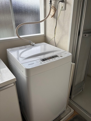 【引き取り可能な方】Hisense 洗濯機 5.5kg 2023年