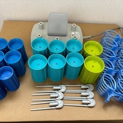 【猫治療費カンパ🐾】日立ホットカーラーセット　HR140F 取説つき