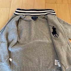 ラルフローレンジップアップセーター130センチの画像