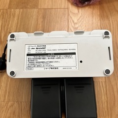 シャープ 掃除機用充電器 リチウム電池×2セットの画像
