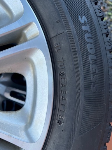 ホンダ純正アルミ付き175/65R15